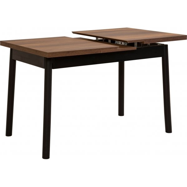 Manaki Esstisch 120-153 x 75 cm - Schwarz Manaki Esstisch 120-153 x 75 cm - Schwarz