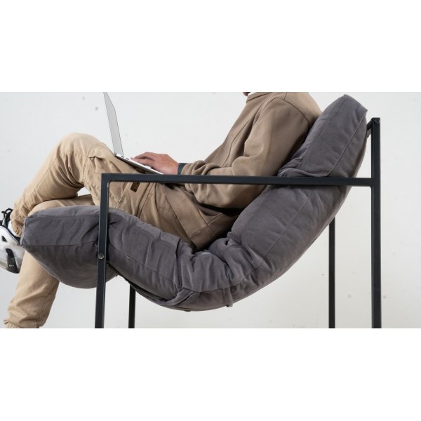 Mono-Sessel - Schwarz/Grau Mono-Sessel - Schwarz/Grau