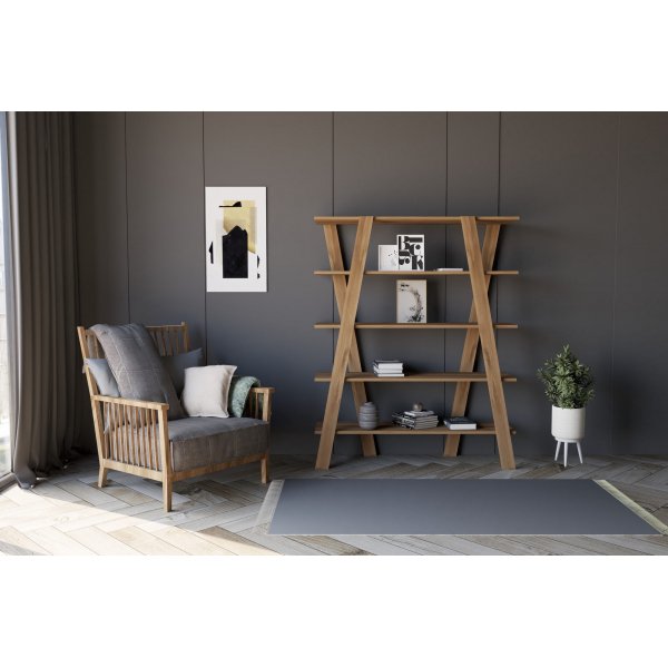 Conde Bücherregal - Nussbaum Conde Bücherregal - Nussbaum