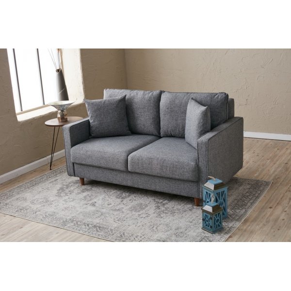 Eca 2-Sitzer-Sofa - Grau