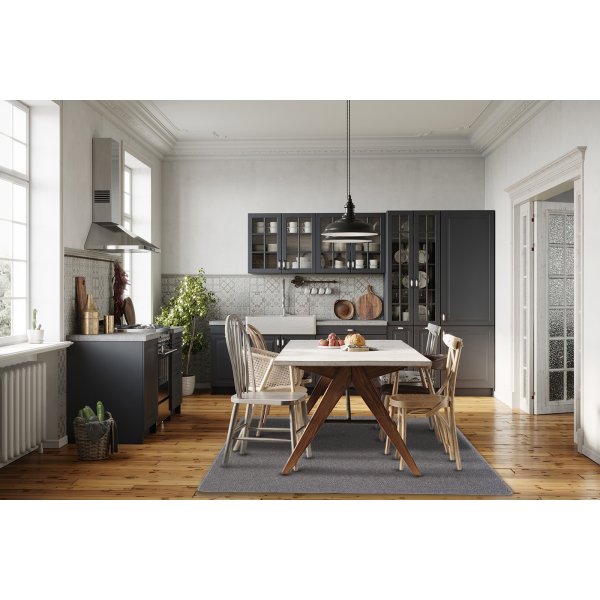 Flachgewebter Teppich Zeus Grau Flachgewebter Teppich Zeus Grau