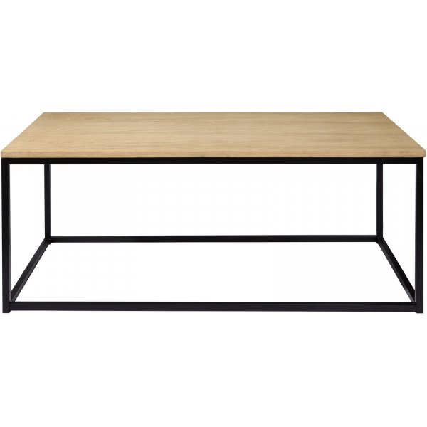 Natalie Couchtisch 120x60 - Wei pigmentiertes Eichenfurnier