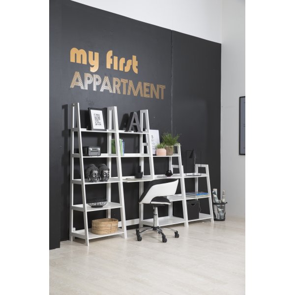 Wally Leiterregal 180 cm - Weiß Wally Leiterregal 180 cm - Weiß