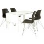 Sander Klapptisch 120 cm + 40 cm Klapptisch - Wei
