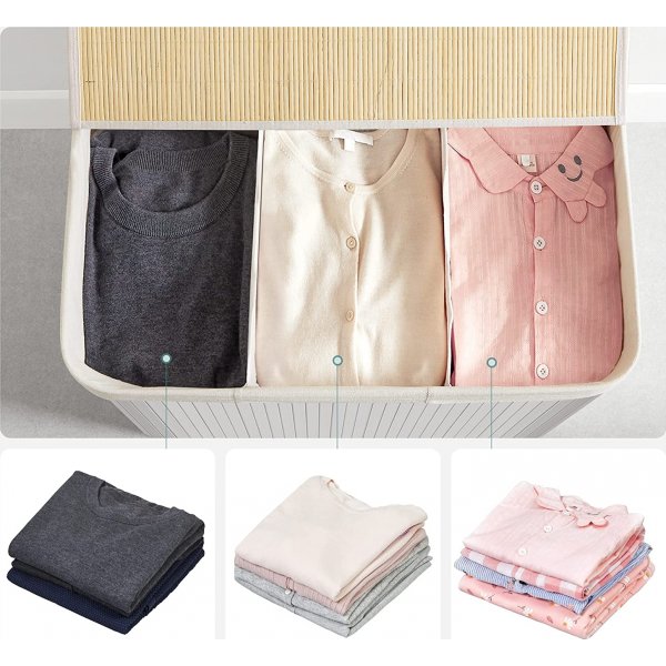 Carolin Wäschekorb 150 l - Weiß Carolin Wäschekorb 150 l - Weiß