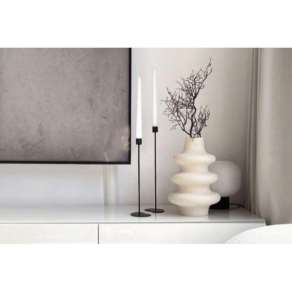 Damas Vase - Creme Damas Vase - Creme