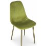Paradis Velvet Stuhl - Grn / Messing