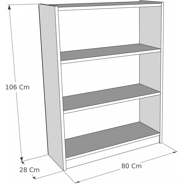 Bücherregal für den Urlaub - Dunkelgrau Bücherregal für den Urlaub - Dunkelgrau