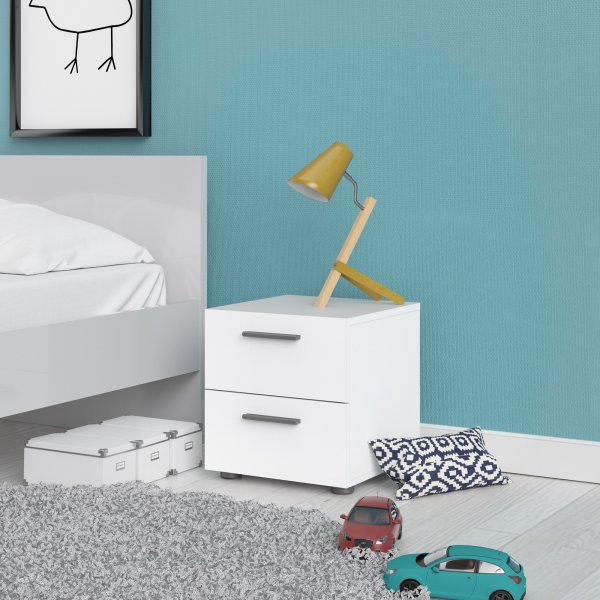 Pepe Nachttisch - Weiß Pepe Nachttisch - Weiß