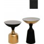 Chalice Beistelltisch-Set 46/56 cm - Schwarz/Gold