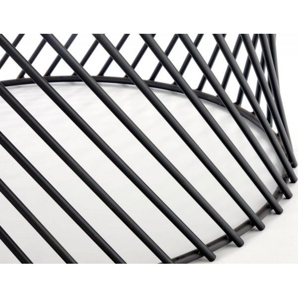 Kapitol Couchtisch 80 cm - Eiche/schwarz