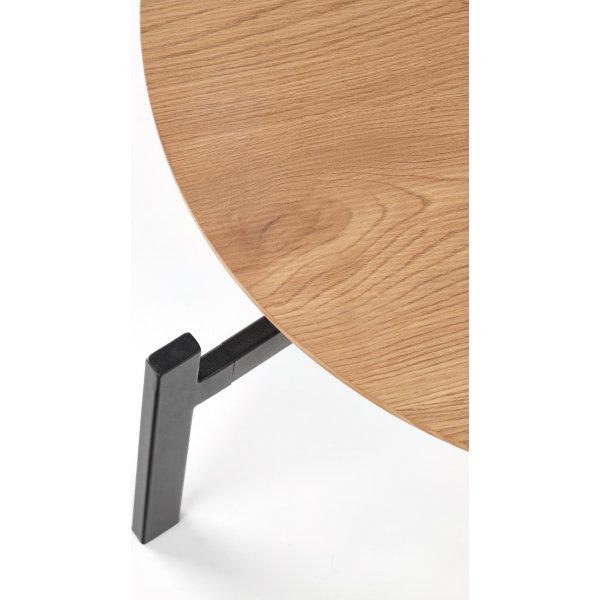 Attling Couchtisch 120 x 65 cm - Eiche/schwarz