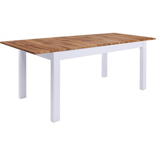 Holten Esstisch 160-210 x 90 cm - Wotan Eiche/weiß Holten Esstisch 160-210 x 90 cm - Wotan Eiche/weiß