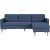 Diwan-Sofa, wendbar, in Firenze-Blau