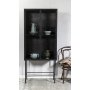 Industry Vitrinenschrank aus Metall - Metall / Glas