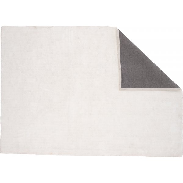 Lawson Teppich - Weie Viskose-Optik