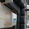Kundenbild Almbro Outdoor-Möbelgruppe Ecksofa mit Tisch - Whitewash synthetisches Rattan