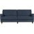 Howard London Premium 3-Sitzer Sofa Modell gerade - Blau