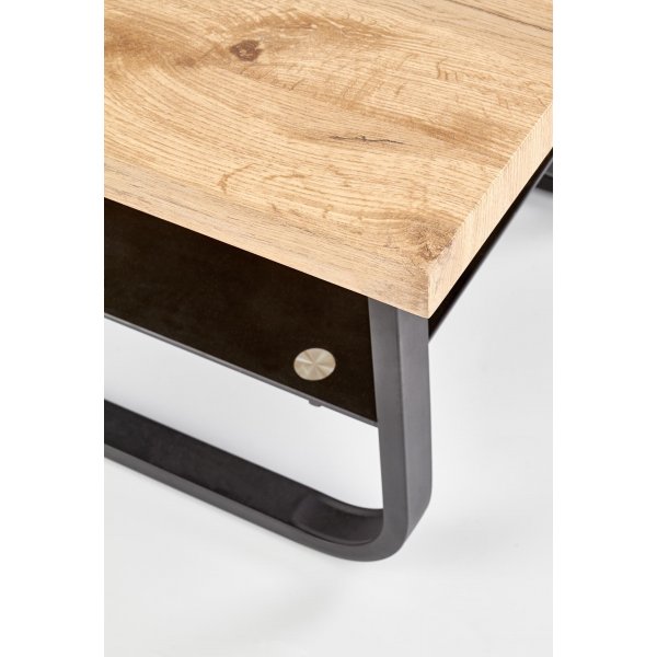 Thorn Couchtisch 65 x 65 cm - Eiche/schwarz