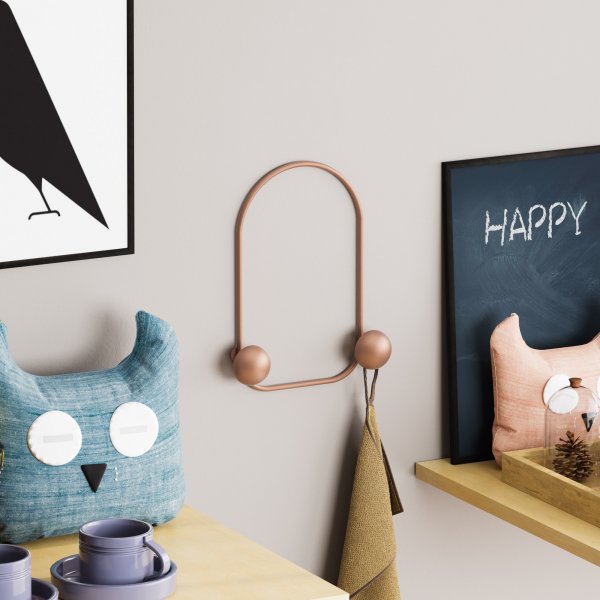 Frosch-Kleiderbgel - Kupfer