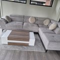 Kundenbild Nora Couchtisch 110 x 61 cm - Weiß/Walnuss