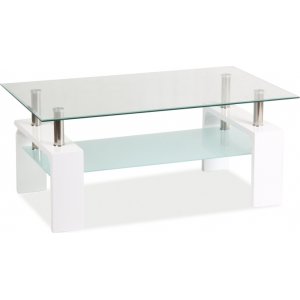 Clemson Basic 2 Couchtisch 100 cm - Transparent