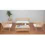 Galice-Sofa aus Rattan und Metall