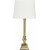 Linn Tischlampe - Wei/Gold - 46 cm