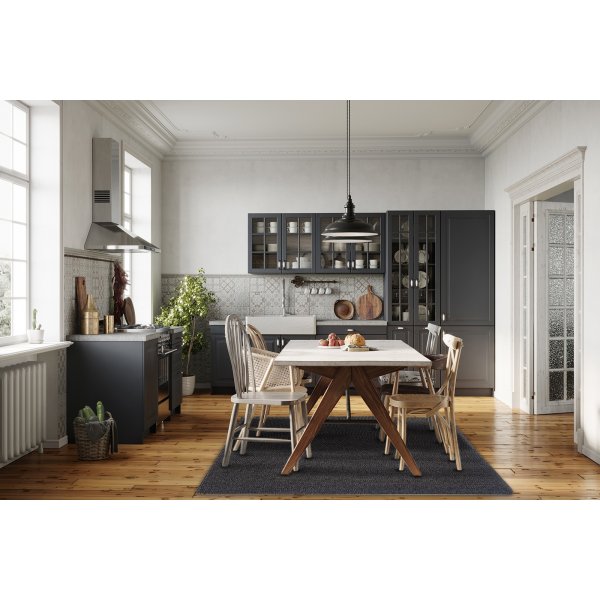 Flachgewebter Zeus-Teppich Graphit Flachgewebter Zeus-Teppich Graphit