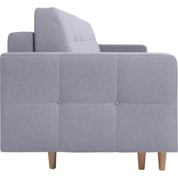 Noret 3-Sitzer Schlafsofa - Grau