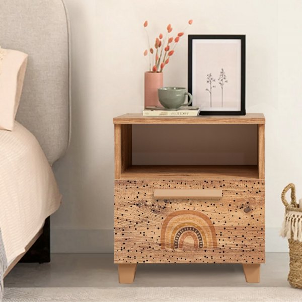 Leva Rainbow Nachttisch - Kiefer Leva Rainbow Nachttisch - Kiefer