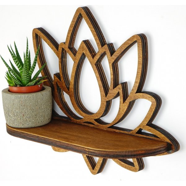 Rafa Wandregal 264 Walnuss