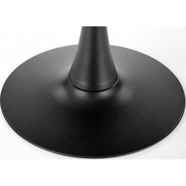 Esstisch 90 cm - Walnuss/Schwarz