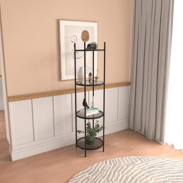 Vogue B�cherregal - Schwarz