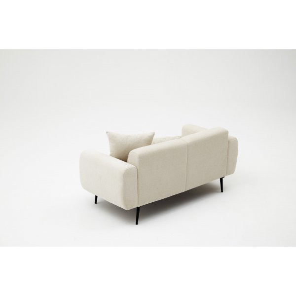 Flanko 2-Sitzer-Sofa Creme