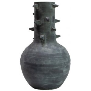 Aina Vase Hhe 47 cm - Schwarz meliert