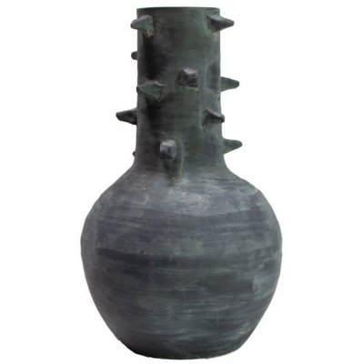 Aina Vase Hhe 47 cm - Schwarz meliert