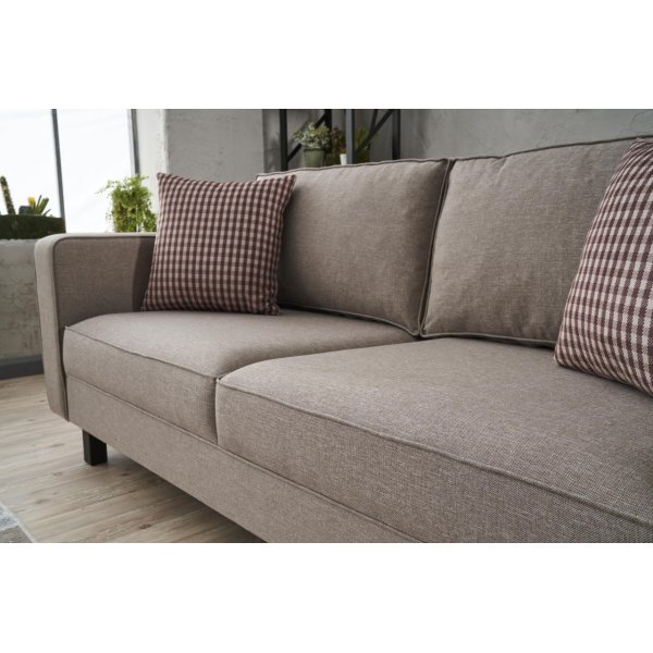 Kale 2-Sitzer-Sofa - Cremeweies Leinen