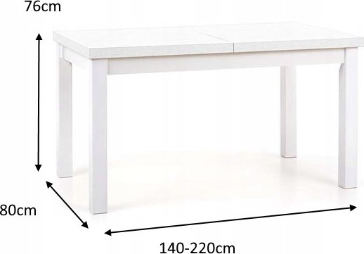 Callahan ausziehbarer Esstisch 140-220 cm - Craft-Eiche