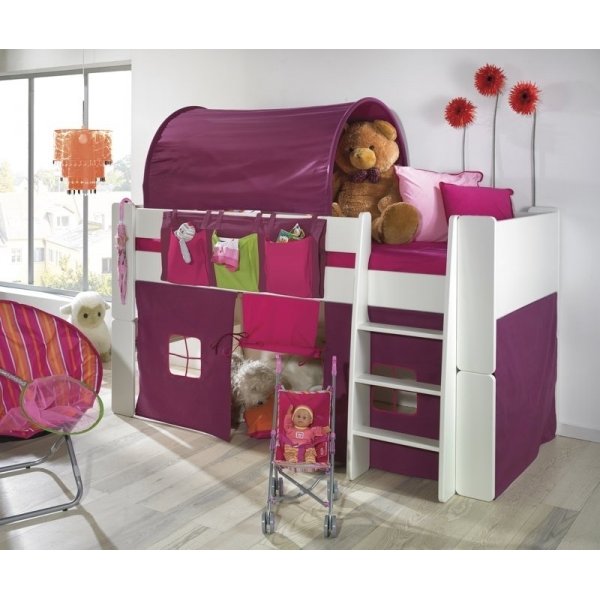 Fr Kinder-Hochbett 90 x 200 cm - Eiswei