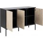 Seaford Sideboard - Schwarz/Wei pigmentierte Eiche