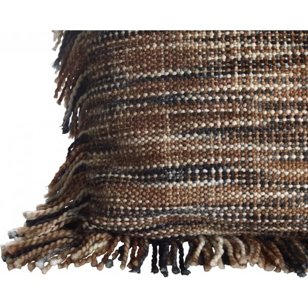 Lumi-Kissenbezug 50 x 50 cm - Braun/Schwarz