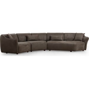 Mentis Ecksofa 360 cm - Braun