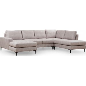 Braga U-Sofa rechts - Beige