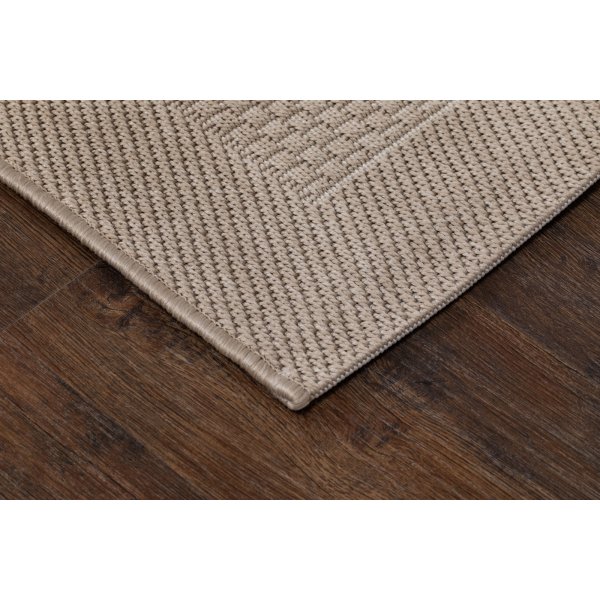 Flachgewebter Miami-Teppich Natur Flachgewebter Miami-Teppich Natur