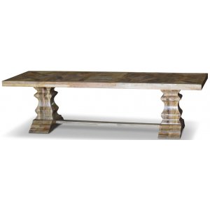 Tisch 280x100 cm rustikales Holz - Palma Tisch 280x100 cm rustikales Holz - Palma