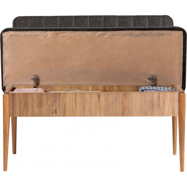 Vina 1053 Essgruppe mit Sofa - Pinie/anthrazit Vina 1053 Essgruppe mit Sofa - Pinie/anthrazit