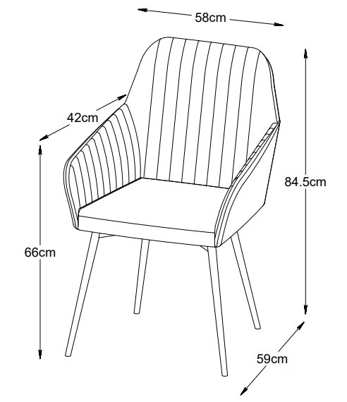 Boston-Sessel aus schwarzem PU