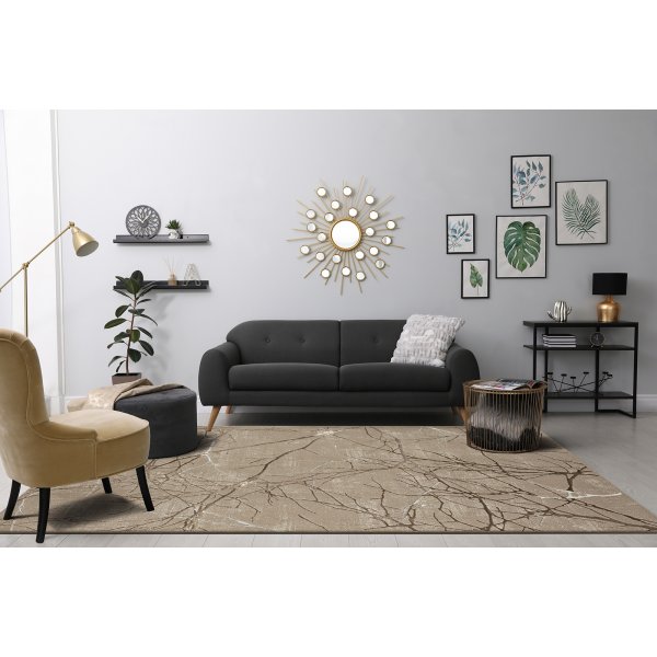 Creation Tree maschinengewebter Teppich Beige/Kupfer Creation Tree maschinengewebter Teppich Beige/Kupfer