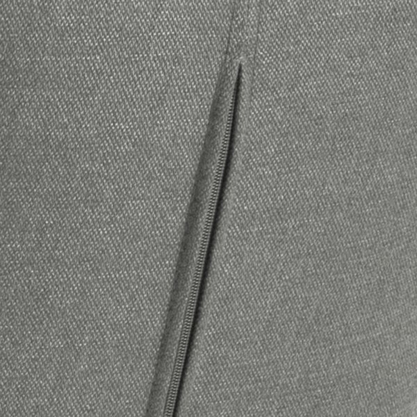 Sessel Nora - Hellgrau/Schwarz